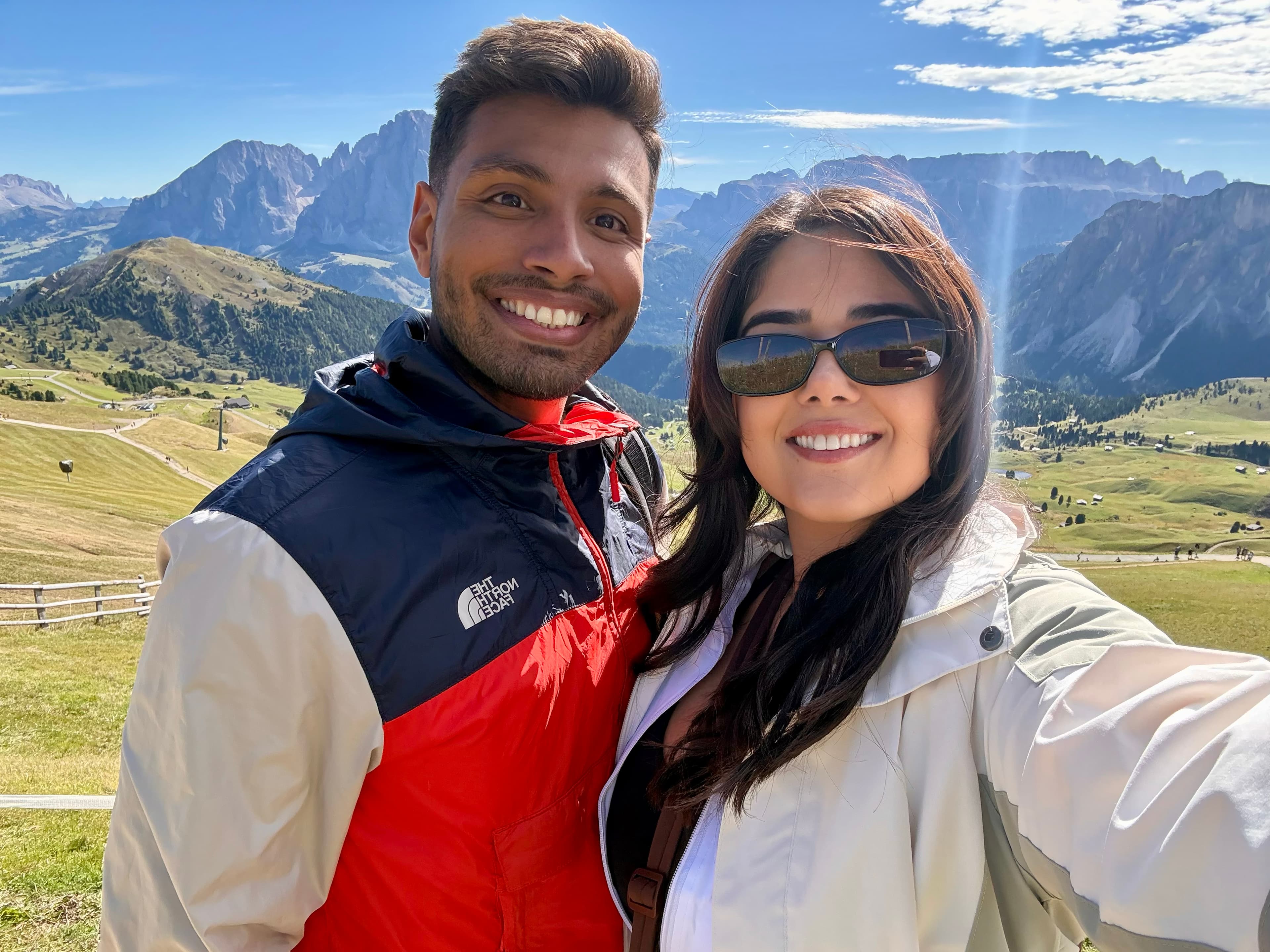 Austin and his wife Caro in the mountains